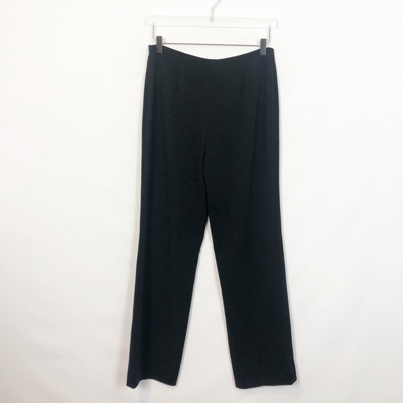 Les Copaines Black Wide Leg Casual Pant 8 - Picture 2 of 7